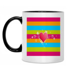 Кружка двухцветная