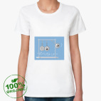 Женская футболка органик