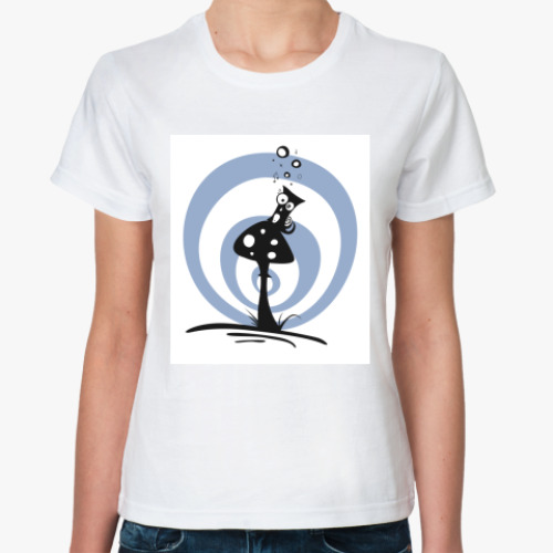 Классическая футболка с принтом Shroom