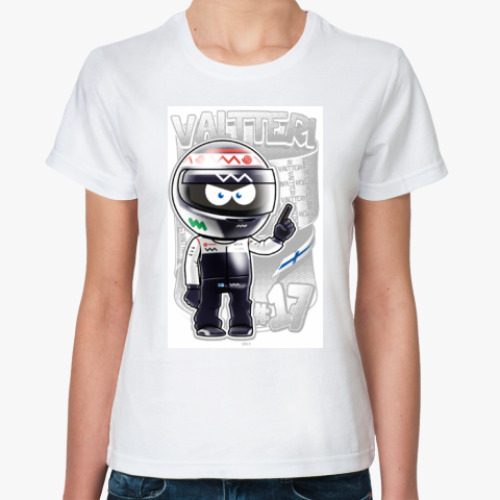 Классическая футболка с принтом Вальттери '13