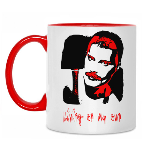 Кружка с принтом Queen