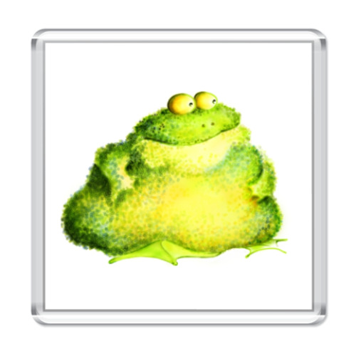 Магнит с принтом жаба