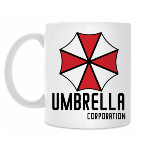 Кружка с принтом Umbrella corporation