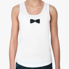Женская майка Scottish bow-tie