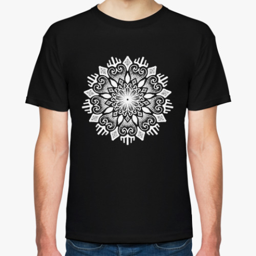 Футболка с принтом Орнамент