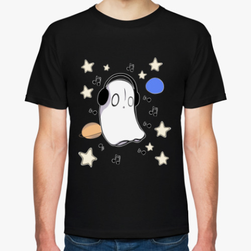 Футболка с принтом Undertale Napstablook