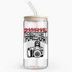 Банка с бамбуковой крышкой