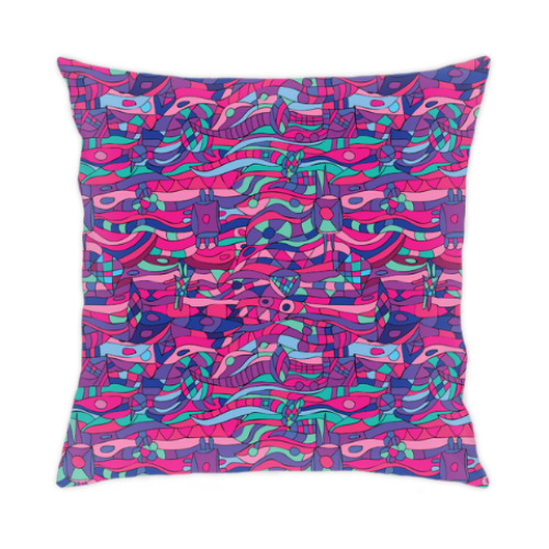 Подушка с принтом 'Мир грёз'