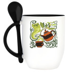 Кружка с ложкой