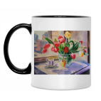 Кружка двухцветная