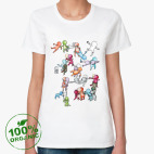 Женская футболка органик