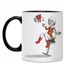 Кружка двухцветная