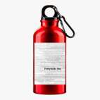 Металлическая бутылка 400 мл UV-DTF