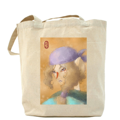 Сумка шоппер с принтом 'Мононоке'