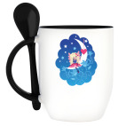 Кружка с ложкой