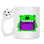 Кружка с футбольным мячиком