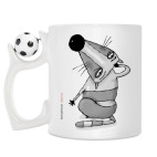 Кружка с футбольным мячиком