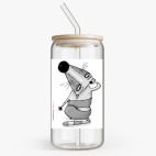 Банка с бамбуковой крышкой