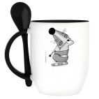 Кружка с ложкой