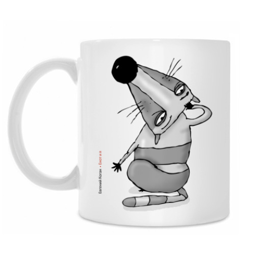 Кружка с принтом Енот