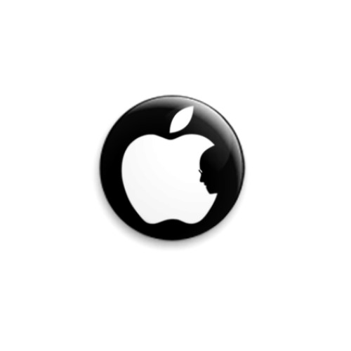 Значок 25мм с принтом Steve Jobs