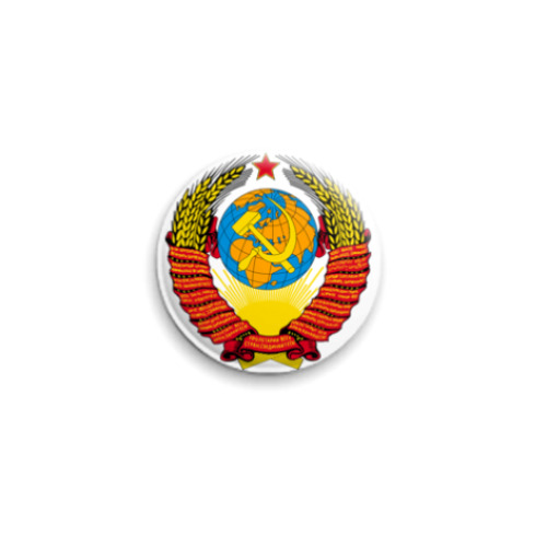 Значок 25мм с принтом СССР