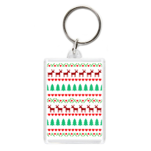 Брелок с принтом С новым годом!