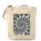 Холщовая сумка шоппер Спираль