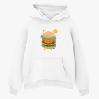 Толстовка худи оверсайз