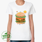 Женская футболка органик