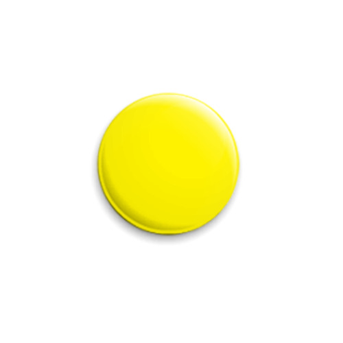 Значок 25мм с принтом «Yellow»