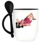 Кружка с ложкой