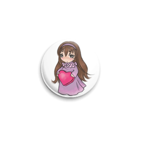 Значок 25мм с принтом «Евгения»