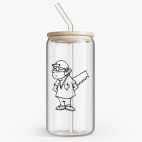 Банка с бамбуковой крышкой