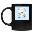 Кружка цветная UV-DTF