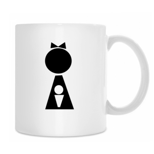 Кружка с принтом М+Ж