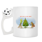 Кружка с футбольным мячиком