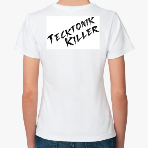 Классическая футболка с принтом Tecktonik Killer