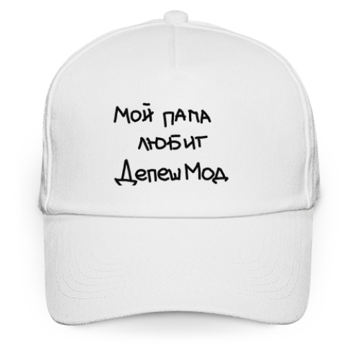 Кепка бейсболка с принтом  Depeche Mode