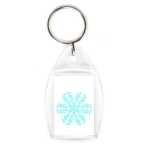 Брелок с принтом Снежинка