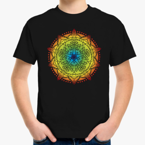 Детская футболка с принтом TreeLife mandala