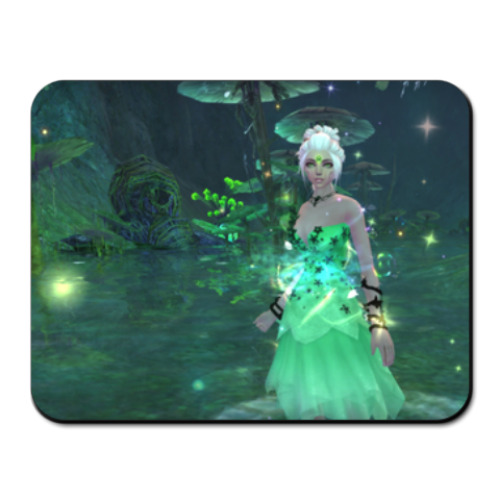 Коврик для мыши с принтом Болотная фея