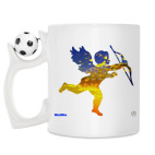 Кружка с футбольным мячиком