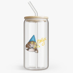 Банка с бамбуковой крышкой