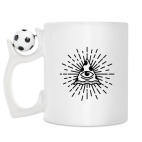 Кружка с футбольным мячиком