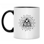 Кружка двухцветная