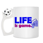 Кружка с футбольным мячиком