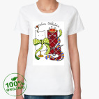 Женская футболка органик