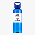 Прозрачная спортивная бутылка