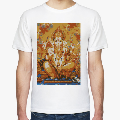 Футболка с принтом Ганеша